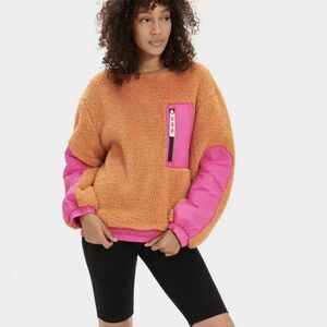 UGG Women’s Niko Sherpa Crewneck Cozy Sweatshirt